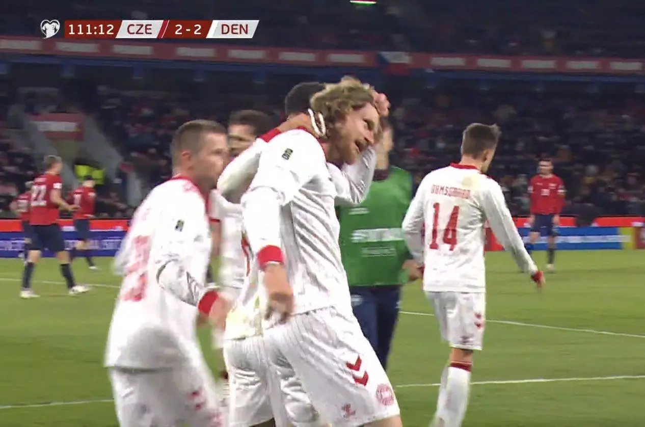 开云体育-120分钟捷克2-2丹麦,双方加时各进一球进入点球大战
